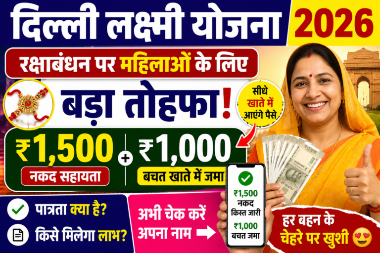 Delhi Laxmi Yojana 2026