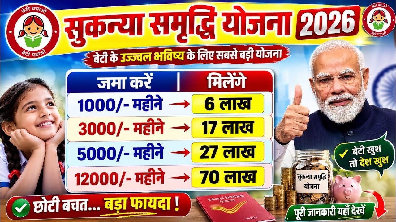 Sukanya Samriddhi Yojana 2026