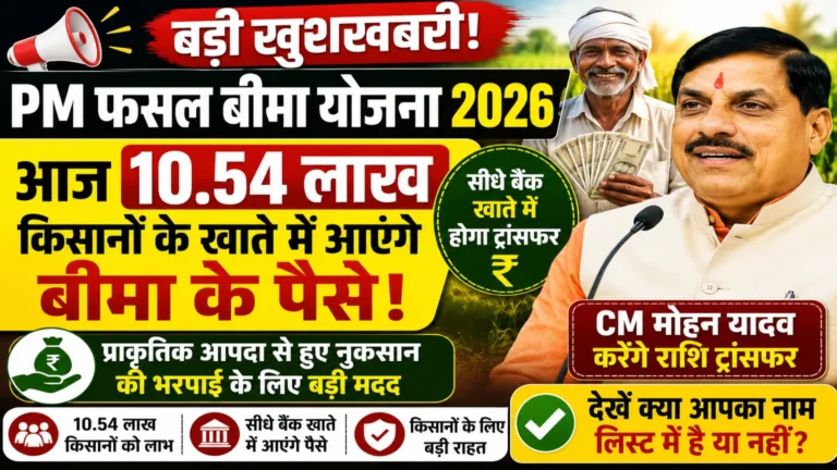 PM Fasal Bima Yojana 2026