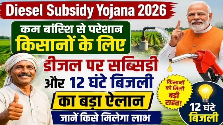 Diesel Subsidy Yojana 2026
