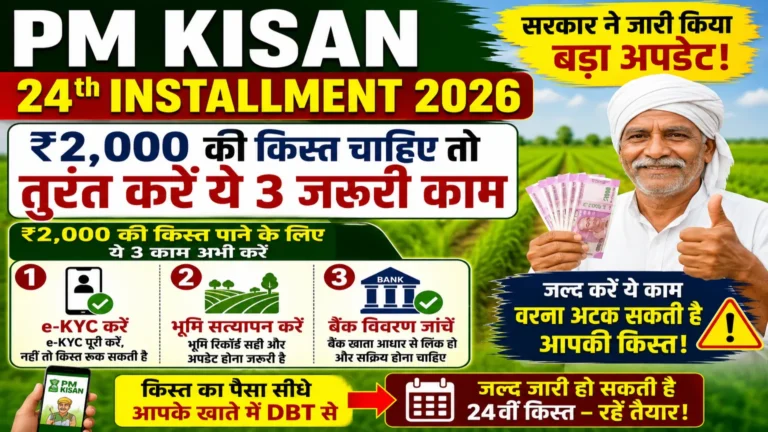 PM Kisan 24th Installment 2026
