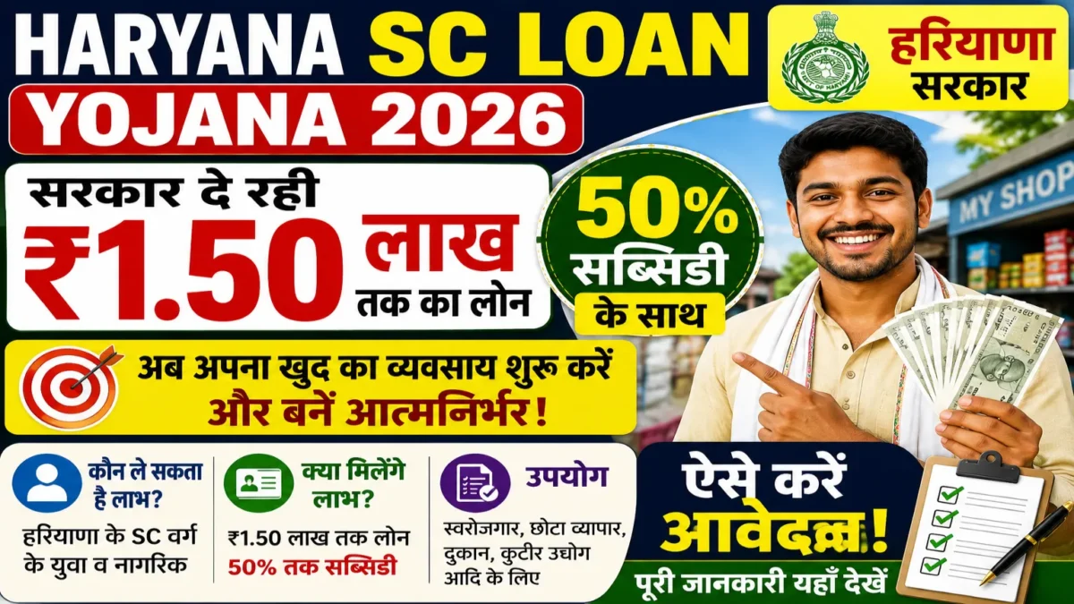 Haryana SC Loan Yojana 2026