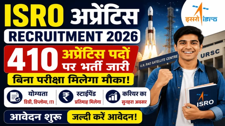 ISRO Apprentice Recruitment 2026