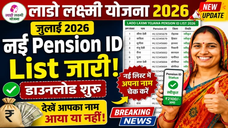 Lado Lakshmi Yojana Pension List