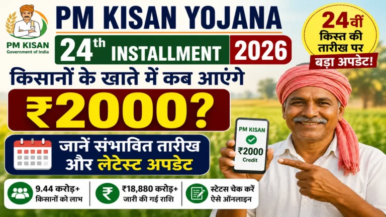 PM Kisan Yojana 24th Installment Date 2026