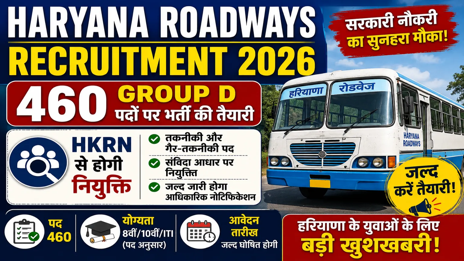Haryana Roadways Recruitment 2026