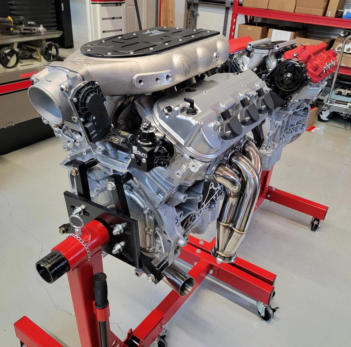Naturally aspirated V6 engine developed for the JAS Tensei NSX reinterpretation.