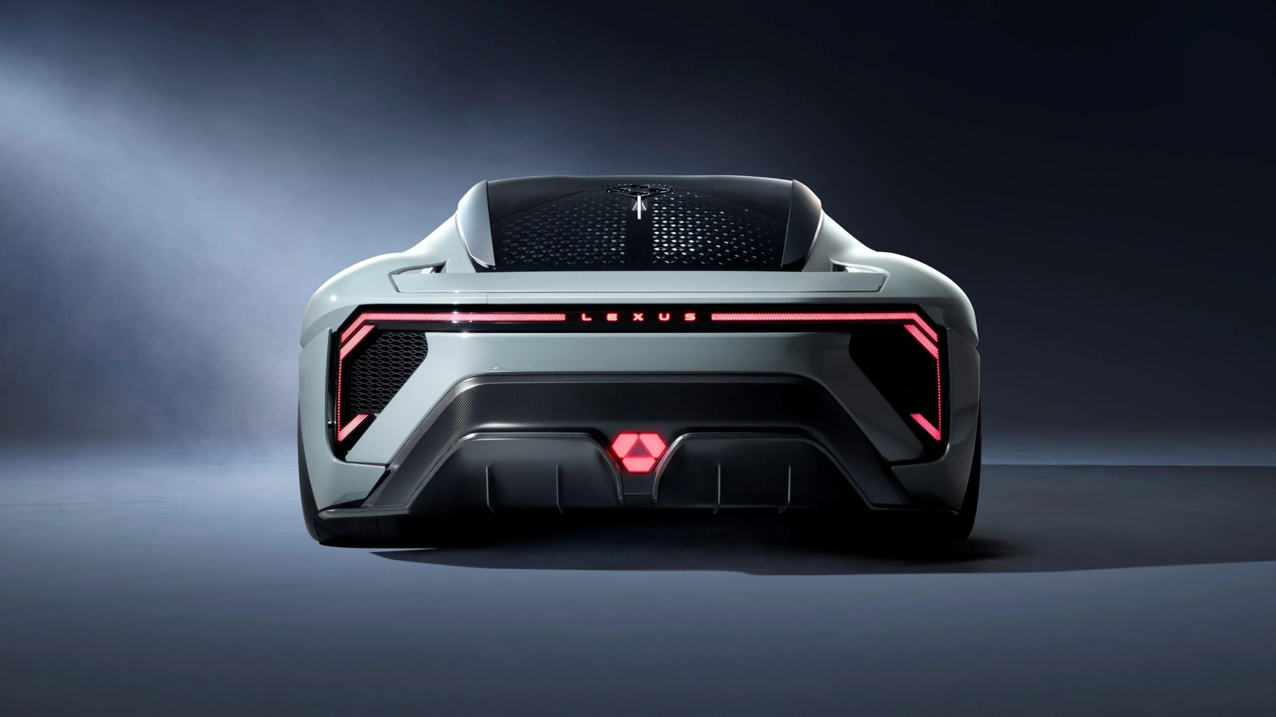Lexus LFA Concept electric sports car rear styling and taillights