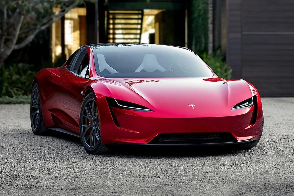 Tesla Roadster next-generation electric sports car exterior design